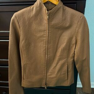 90’s era Fitted leather jacket from Express